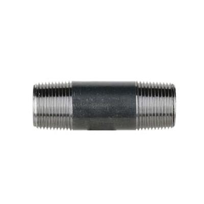 DiversiTech&reg; BPN Series BPN-22 Pipe Nipple, 3/4 in Male Threaded x 3/4 in Male Threaded, 3 in, Iron, Black, SCH 40