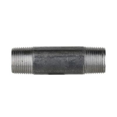 DiversiTech&reg; BPN Series BPN-23 Pipe Nipple, 3/4 in Male Threaded x 3/4 in Male Threaded, 3-1/2 in, Iron, Black, SCH 40