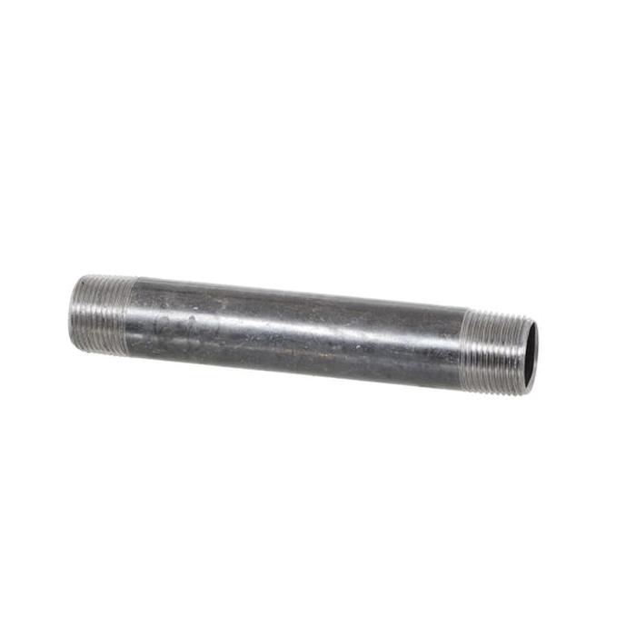 DiversiTech&reg; BPN Series BPN-28 Pipe Nipple, 3/4 in Male Threaded x 3/4 in Male Threaded, 6 in, Iron, Black, SCH 40