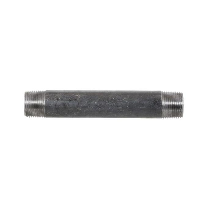 DiversiTech&reg; BPN Series BPN-28 Pipe Nipple, 3/4 in Male Threaded x 3/4 in Male Threaded, 6 in, Iron, Black, SCH 40
