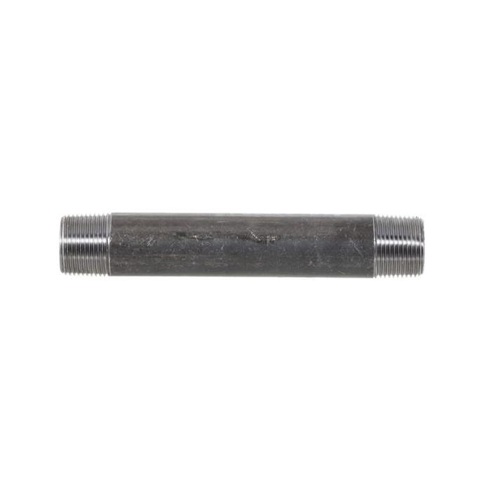 DiversiTech&reg; BPN Series BPN-28 Pipe Nipple, 3/4 in Male Threaded x 3/4 in Male Threaded, 6 in, Iron, Black, SCH 40