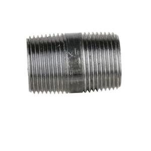 DiversiTech® BPN Series BPN-37 Pipe Nipple, 1 in Male Threaded x 1 in Male Threaded, 2 in, Iron, Black, SCH 40