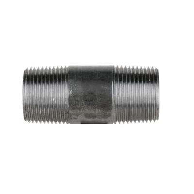 DiversiTech&reg; BPN Series BPN-39 Pipe Nipple, 1 in Male Threaded x 1 in Male Threaded, 3 in, Iron, Black, SCH 40