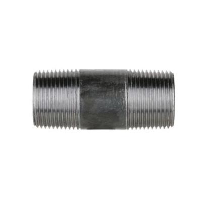 DiversiTech&reg; BPN Series BPN-39 Pipe Nipple, 1 in Male Threaded x 1 in Male Threaded, 3 in, Iron, Black, SCH 40