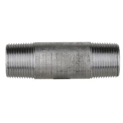 DiversiTech® BPN Series BPN-41 Pipe Nipple, 1 in Male Threaded x 1 in Male Threaded, 4 in, Iron, Black, SCH 40