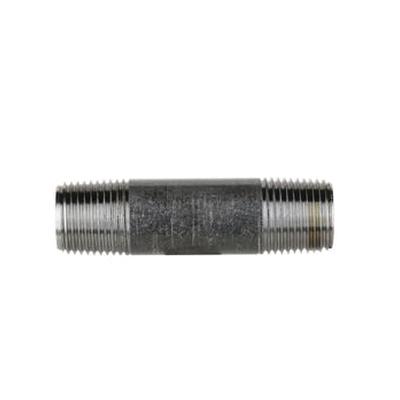 DiversiTech® BPN Series BPN-5 Pipe Nipple, 1/2 in Male Threaded x 1/2 in Male Threaded, 3 in, Iron, Black, SCH 40