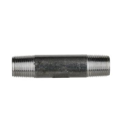DiversiTech® BPN Series BPN-6 Pipe Nipple, 1/2 in Male Threaded x 1/2 in Male Threaded, 3-1/2 in, Iron, Black, SCH 40