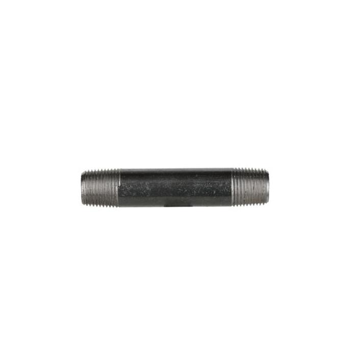 DiversiTech&reg; BPN Series BPN-7 Pipe Nipple, 1/2 in Male Threaded x 1/2 in Male Threaded, 4 in, Iron, Black, SCH 40