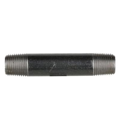 DiversiTech&reg; BPN Series BPN-7 Pipe Nipple, 1/2 in Male Threaded x 1/2 in Male Threaded, 4 in, Iron, Black, SCH 40