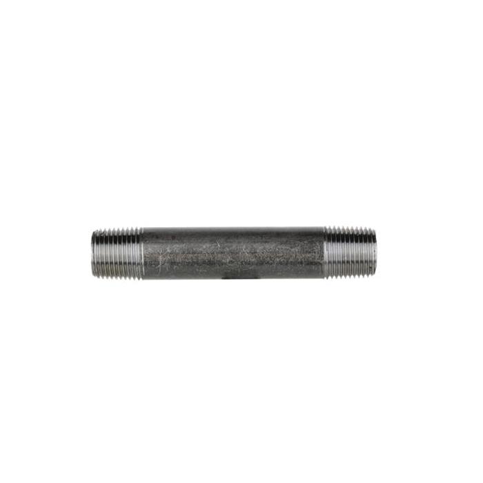 DiversiTech&reg; BPN Series BPN-8 Pipe Nipple, 1/2 in Male Threaded x 1/2 in Male Threaded, 4-1/2 in, Iron, Black, SCH 40