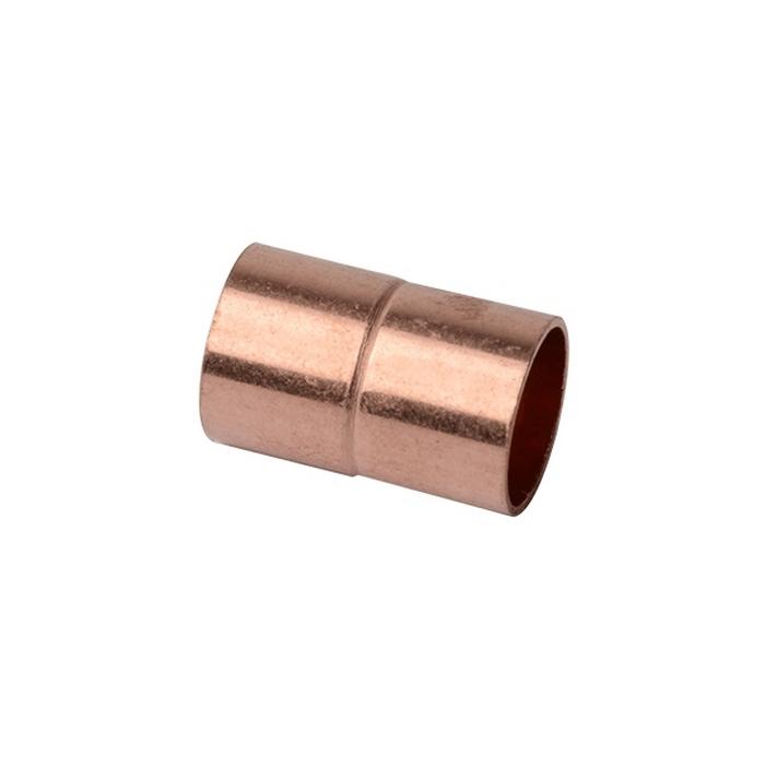 DiversiTech&reg; C165-0025 Coupling With Rolled Tube Stop, 1/2 in C x 3/8 in C, Copper