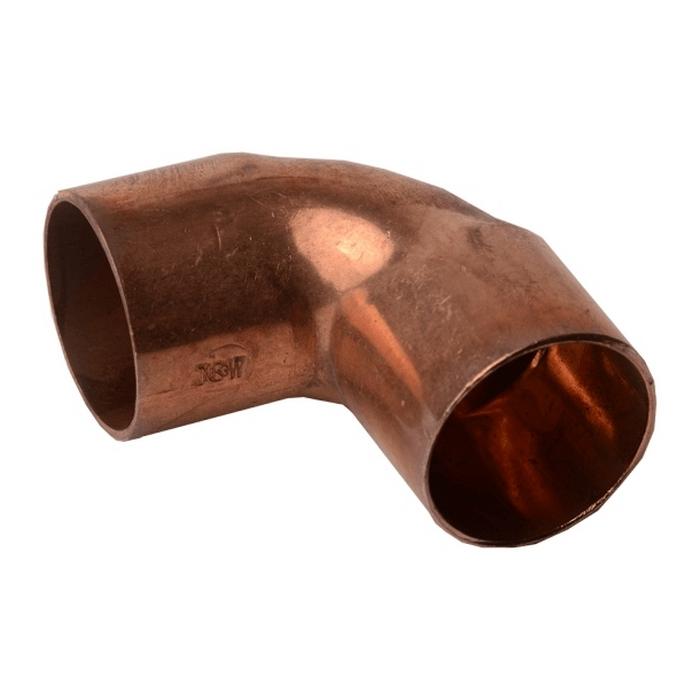 DiversiTech&reg; C235-0150 90 deg Elbow, 1-1/8 in C x 1 in C, Copper