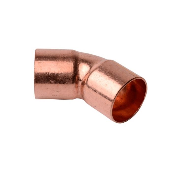 DiversiTech&reg; C290-0150 45 deg Elbow, 1-1/8 in C x 1 in C, Copper