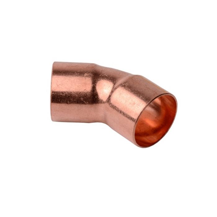 DiversiTech&reg; C290-0215 45 deg Elbow, 1-3/8 in C x 1-1/4 in C, Copper