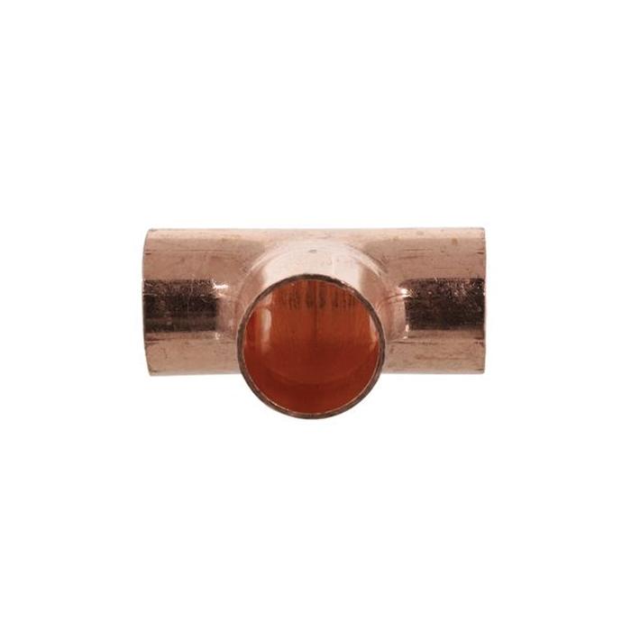 DiversiTech® C460-0025 Tee, 1/2 in ID x 3/4 in OD C x 1/2 in ID x 3/4 in OD C x 1/2 in ID x 3/4 in OD C, Copper