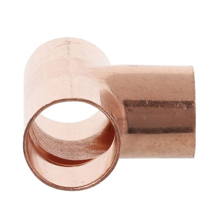 DiversiTech® C460-0090 Tee, 5/8 in ID x 3/4 in OD C x 5/8 in ID x 3/4 in OD C x 5/8 in ID x 3/4 in OD C, Copper