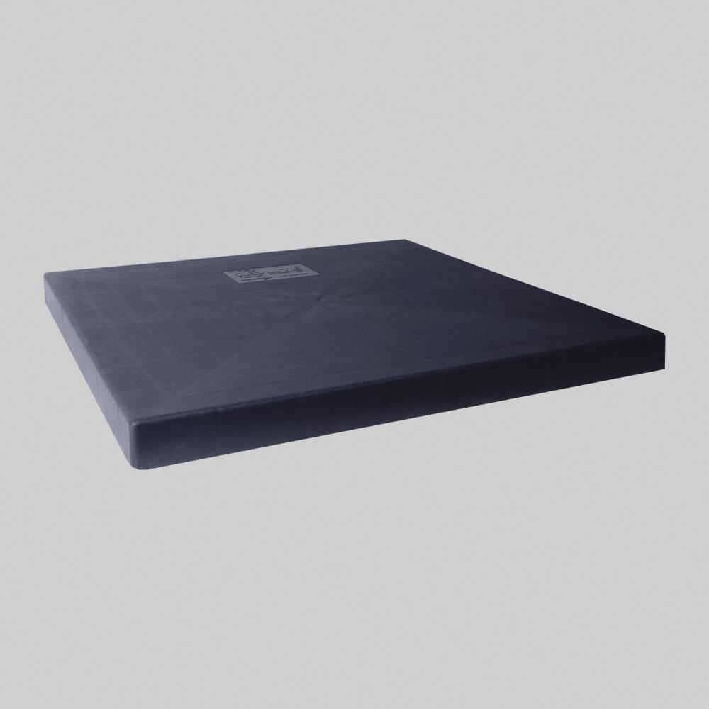 DiversiTech&reg; EcoPad&trade; EP3636-2 Equipment Pad, 36 in L, 36 in W, 2 in H, Plastic, Black