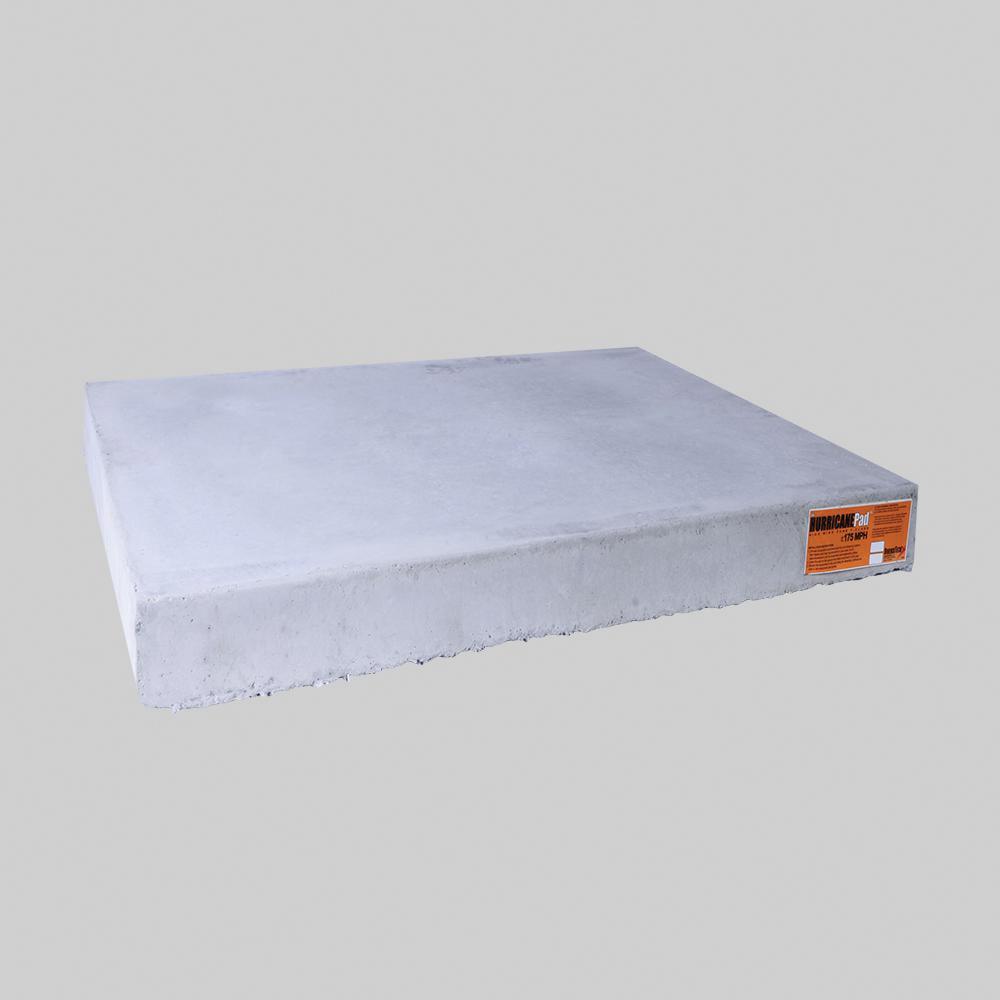 DiversiTech&reg; T-Class Pad&reg; HT3636-4 Concrete Equipment Pad, 36 in L, 36 in W, 4 in H, Concrete