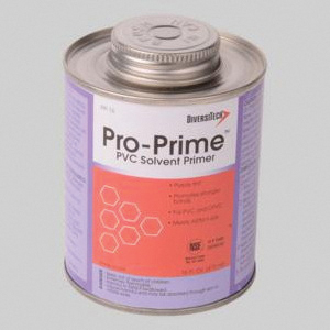 DiversiTech® Pro-Prime™ PP-16 Primer, 16 oz, Brush-Top Can, Liquid, Blue/Clear/Purple, Ether-Like