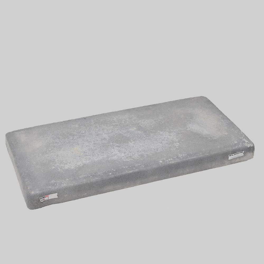 DiversiTech® UltraLite® UC1838-3 Equipment Pad, 38 in L, 18 in W, 3 in H, Concrete/Foam, Gray