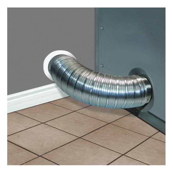 Dundas Jafine MFX48X Semi-Rigid Duct, 4 in Dia, 8 ft L, Aluminum thumbnail 3