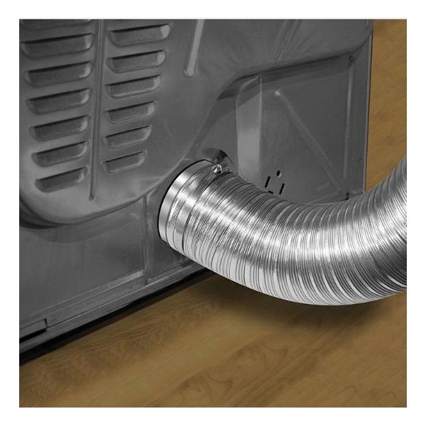 Dundas Jafine MFX48X Semi-Rigid Duct, 4 in Dia, 8 ft L, Aluminum thumbnail 2