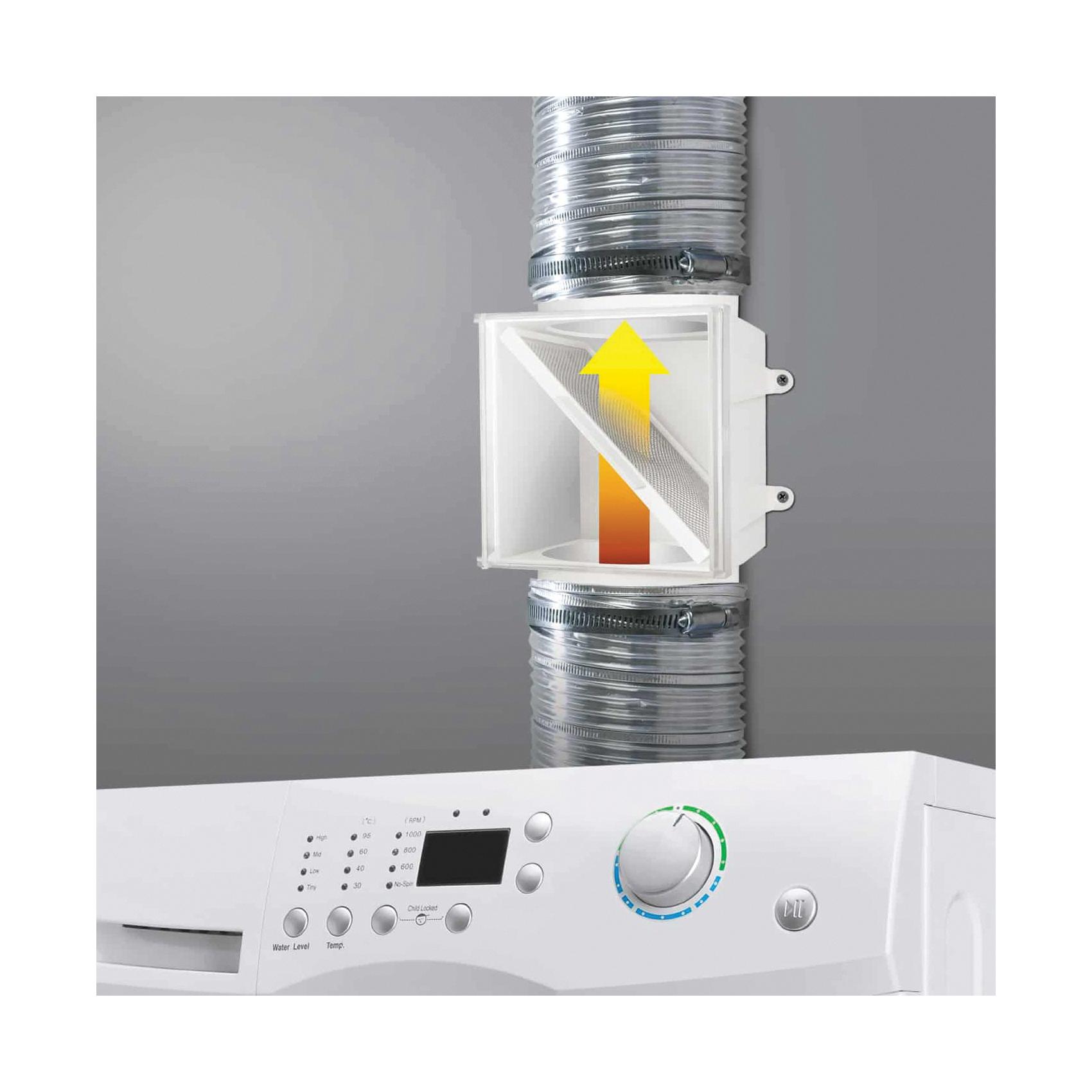 Dundas Jafine PCLT4WZW ProClean Lint Trap, 4 in, Polystyrene, For Use With: 4 in Dryer Duct