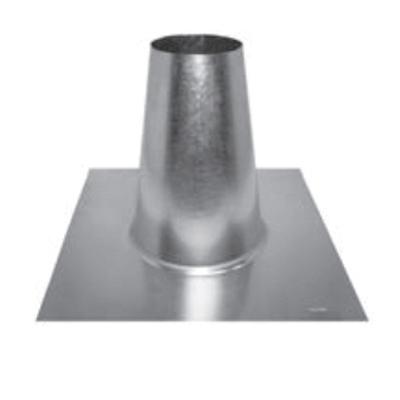 DuraVent® 10BVFF Tall Cone Flat Flashing, 10 in, Aluminum, Galvanized