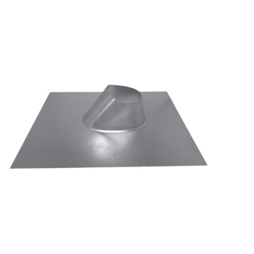 DuraVent® 12BVF Adjustable Roof Flashing, 25-1/16 in L Base, 25-1/16 in W Base, Fits Vent Pipe Size: 12 in