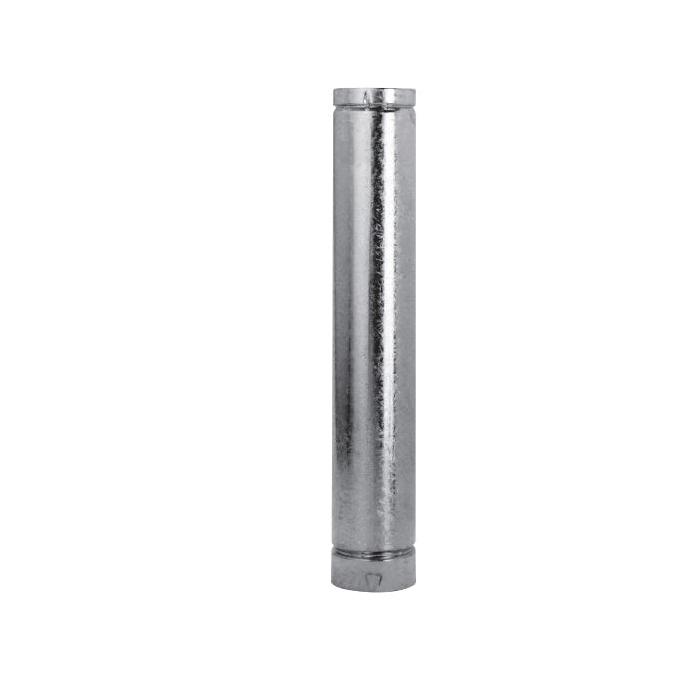 DuraVent® 6BV48 Type B Round Gas Vent Pipe, 6 in, 48 in L, DuraLock/DuraTab, Aluminum/Steel