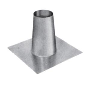 DuraVent® 3BVFF Tall Cone Flat Flashing, 3 in, Aluminum, Galvanized