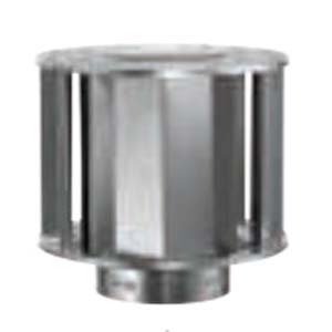 DuraVent® 4GVVTH High Wind Cap, 4 in, Twist-Lock, Aluminum/Galvanized Steel