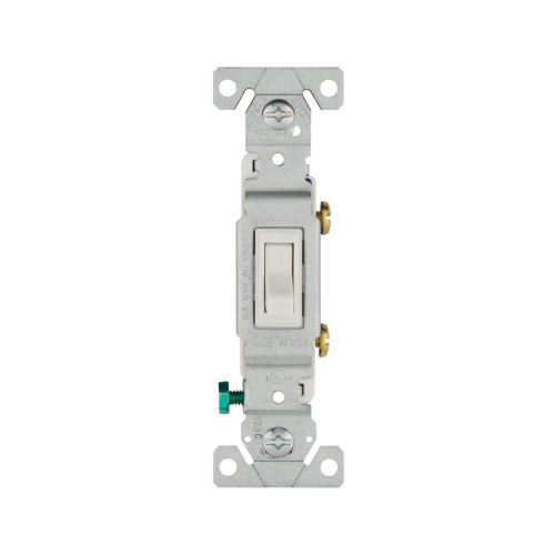 EATON 1301-7W Toggle Switch, 120 VAC, 15 A