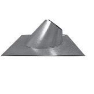 ECCO Manufacturing™ 210528 Adjustable Gas Vent Flashing, 5 in, Steel, Galvanized