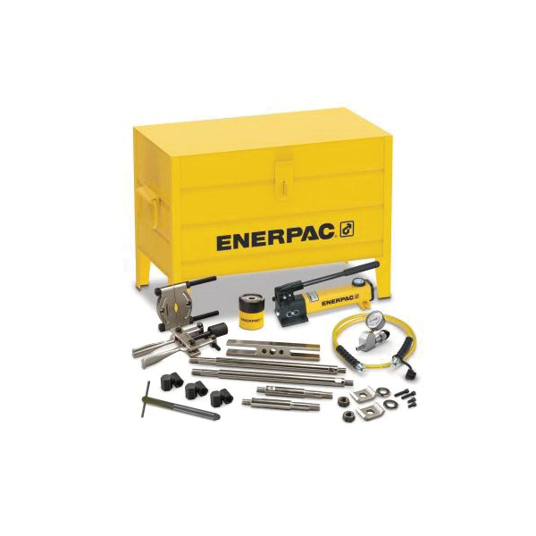 ENERPAC® BHP BHP162 Hydraulic Cross Bearing Puller Set With P142 Hand Pump, Hydraulic Power Source, 7 ton Capacity