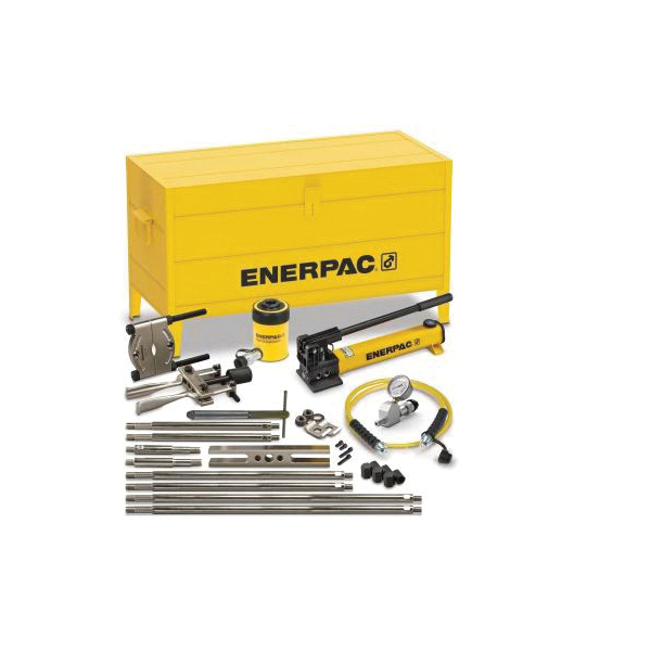 ENERPAC® BHP BHP261G Hydraulic Cross Bearing Puller Set With P392 Hand Pump, Hydraulic Power Source, 12 ton Capacity