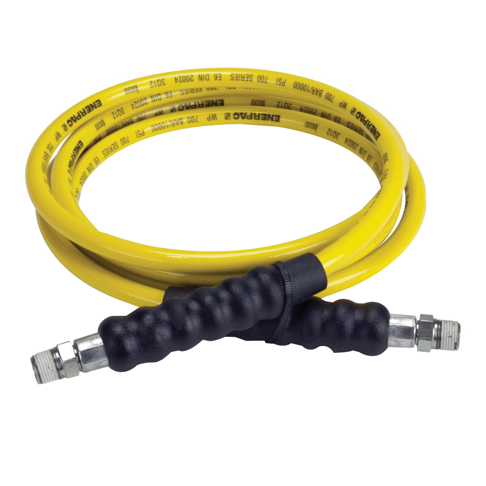 ENERPAC® H700 H7210 High Pressure Hydraulic Hose, 1/4 in ID, 10 ft L, 10000 psi Pressure, Thermoplastic Tube