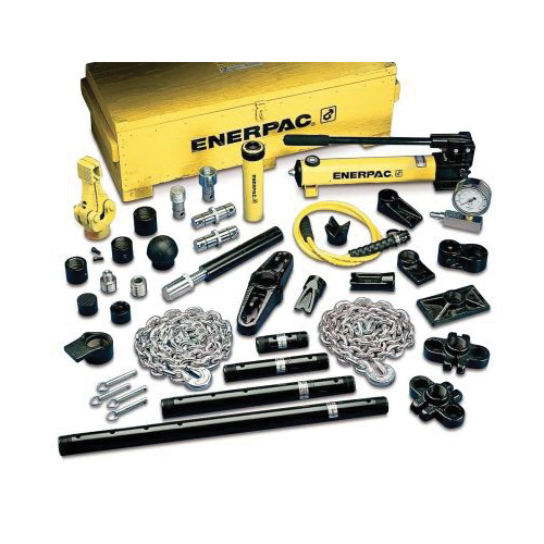 ENERPAC® MS21020 Hydraulic Cylinder and Pump Set, 12.5 ton Cylinder, 5000 psi Max Operating Pressure, 6-1/4 in Stroke