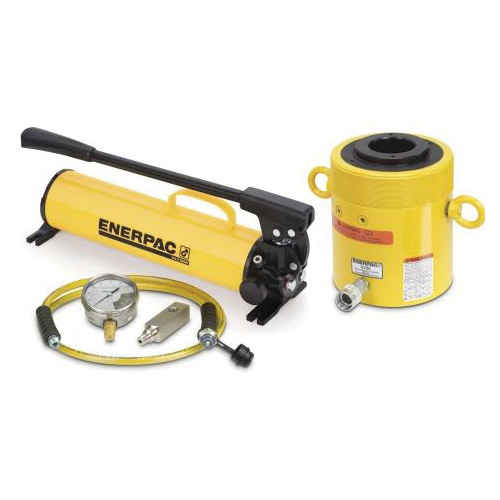 ENERPAC® SCH-1003H Hydraulic Cylinder and Pump Set, 100 ton Cylinder, 10000 psi Max Operating Pressure, 3 in Stroke