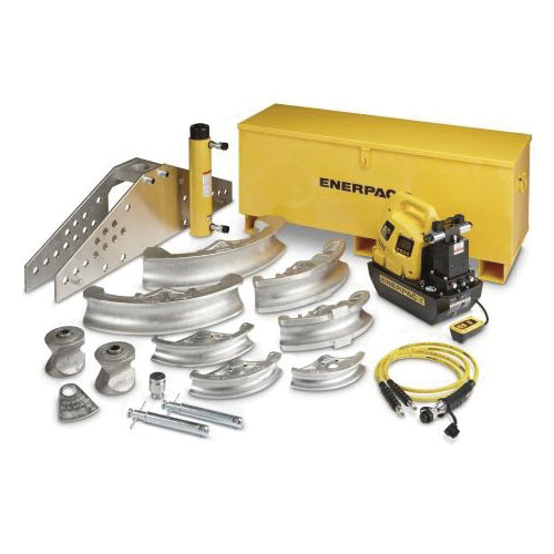 ENERPAC® STB STB202E Pipe Bender Set, 1-1/4 to 4 in One Shot Pipe, 8-7/8 in Bend Radius, 7-Shoe