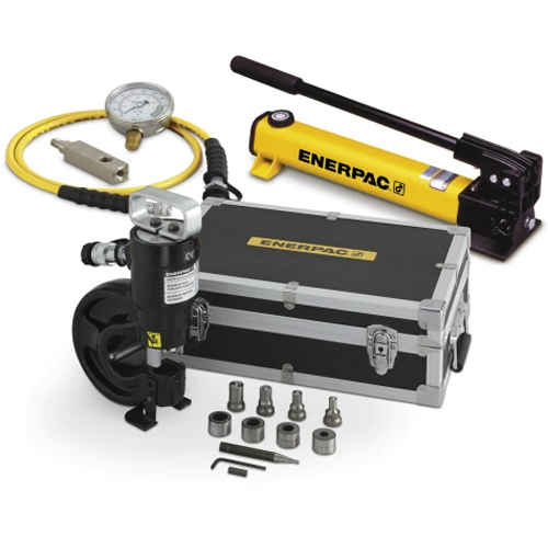 ENERPAC® STP35H Hydraulic Punch and Standard Die Set With Hand Pump, 35 ton Capacity, 10000 psi Operating