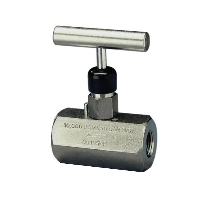 ENERPAC® V Series V82 Hydraulic Needle Valve, 3/8 in Nominal, NPTF Connection, 10000 psi Pressure