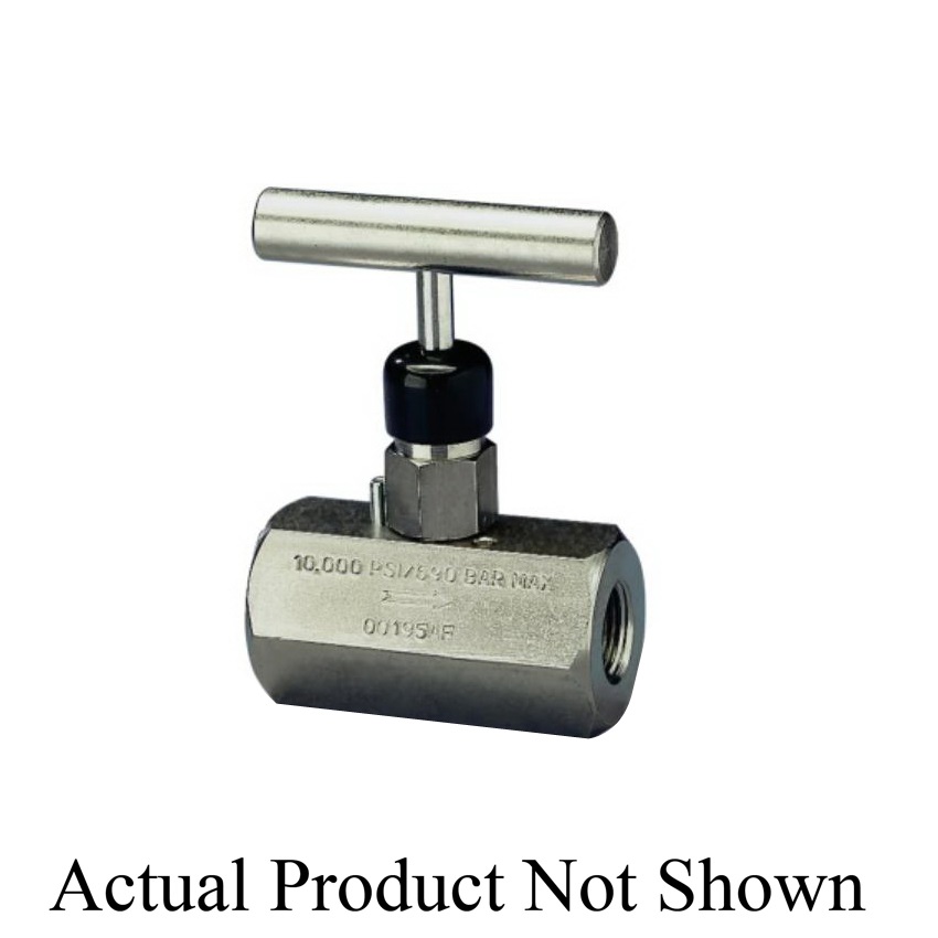 ENERPAC® V Series V8F Hydraulic Needle Valve, 3/8 in Nominal, NPTF Connection, 10000 psi Pressure