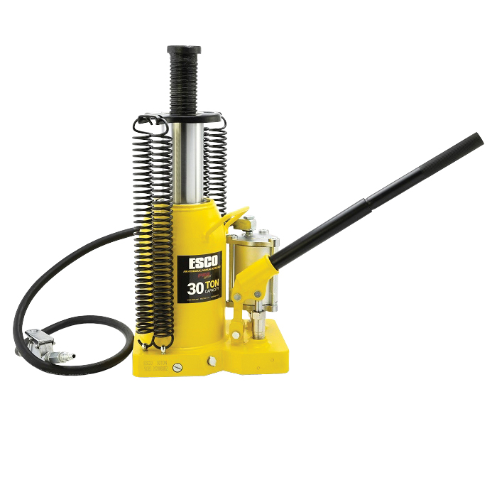 ESCO Pro Series 10383 Bottle Jack, Hydraulic Operation, 30 ton Lifting, 20 in Max Lift Height, 1-3/4 in W Saddle