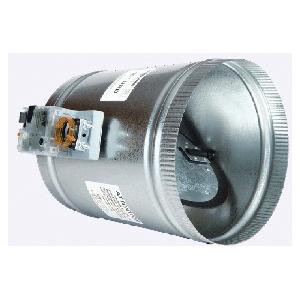 EWC® ULTRA-ZONE™ URD-9 Motorized Damper With MA-ND5 Actuator, 9 in Dia, Steel, Galvanized, Round