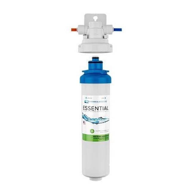 ENVIRONMENTAL WATER SYSTEMS Essential Max Flow SS-2.5 Drinking Water System, 1 um, Activated Carbon Media, 2.5 gpm