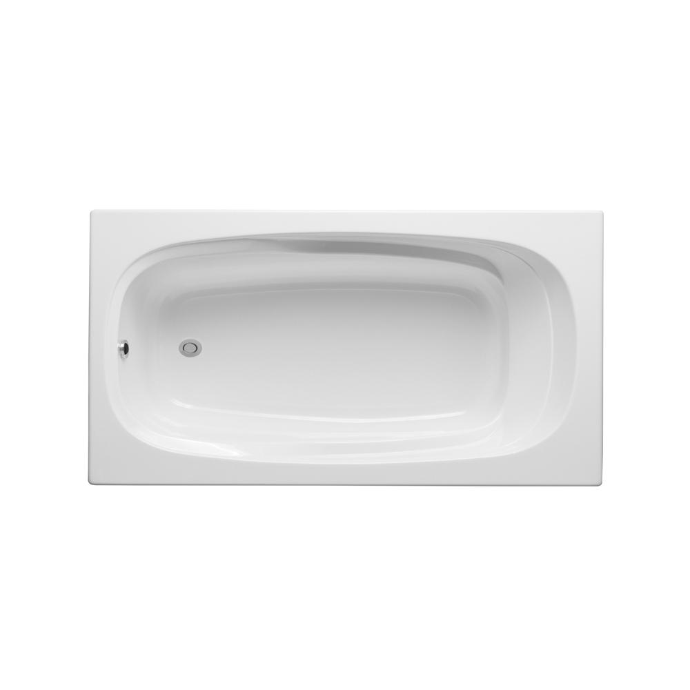 EXCEL JAB Series Excel&trade; 8130.00.17.01 Bathtub, Whirlpool Bath Therapy, Rectangular, 72 in L, 36 in W, White