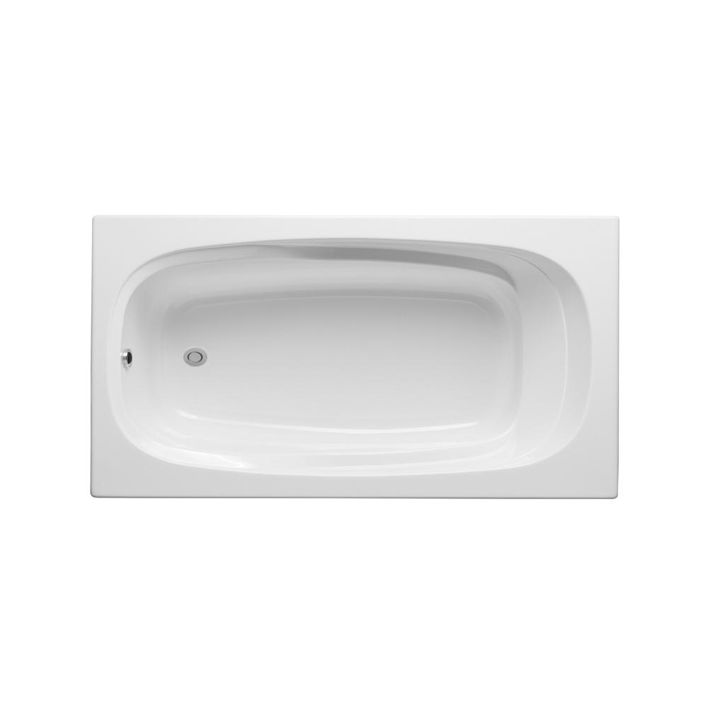 EXCEL JAB Series Excel&trade; 8155.00.17.01 Bathtub, Whirlpool Bath Therapy, Rectangular, 72 in L, 42 in W, White