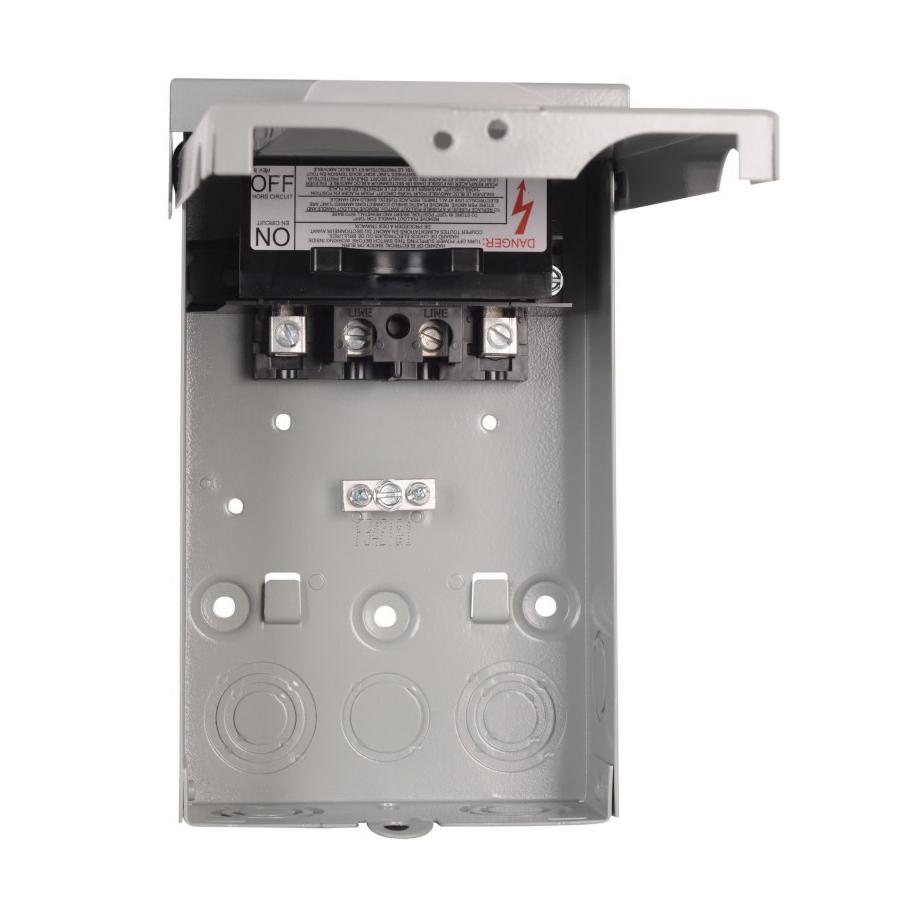 EATON DPU222R Air Conditioning Disconnect Switch, 120/240 V, 60 A, Steel