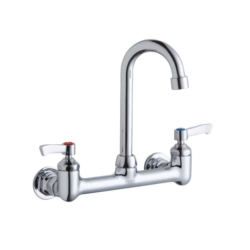 Elkay® CHS1716C Hand Wash Sink Kit, Rectangular, 2-Hole, 1-1/4 in Faucet Hole, Stainless Steel, Buffed Satin thumbnail 3